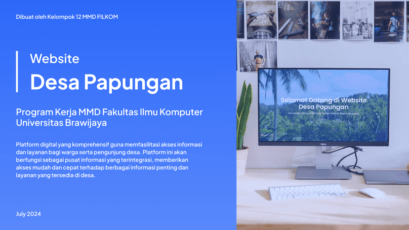 Papungan Village Website
